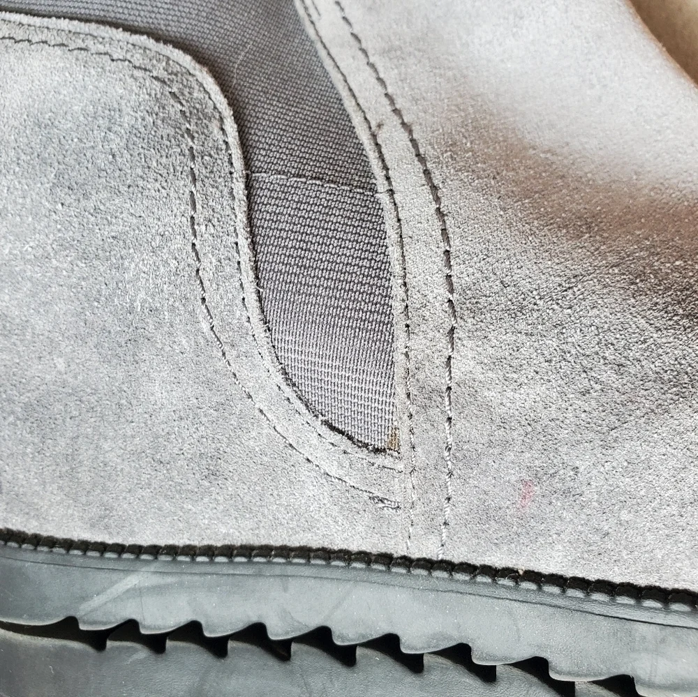 Naturalizer Darena hidden wedge ankle boots in Graphite Lead size 9.5M